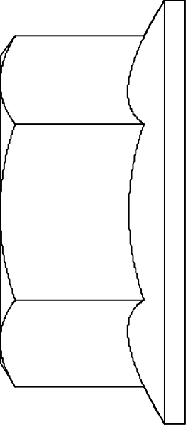The image shows a black line on a gray background with alternating stripes of darker shades at each end forming an optical illusion effect known as "the Müller-Lyer Illusion."