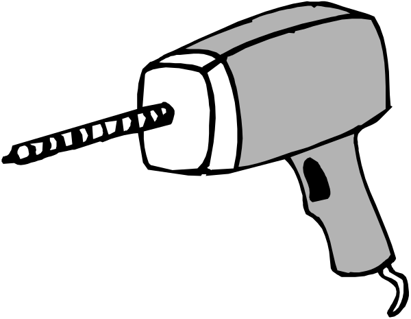 The black and white illustration shows a stapler with an attached nail gun on top of it next to a hammer.