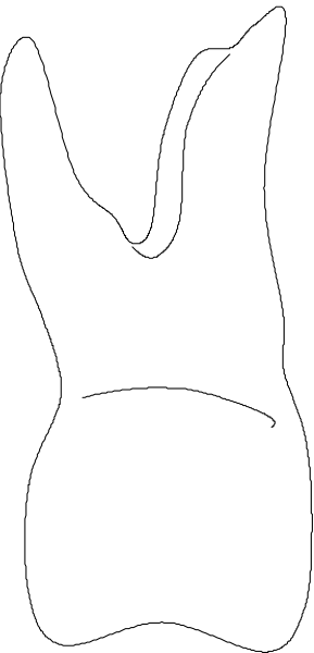The image shows a simple black and white illustration of an Easter bunny with long ears standing upright against a plain background.