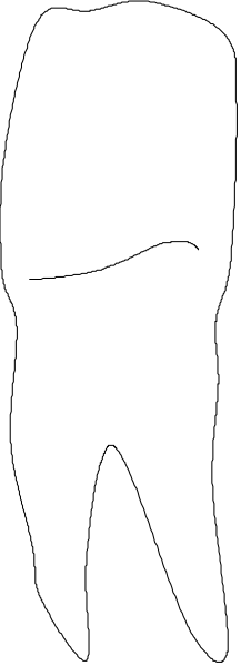 The image shows a gray silhouette of an abstract figure with no discernible features against a white background on its left side.