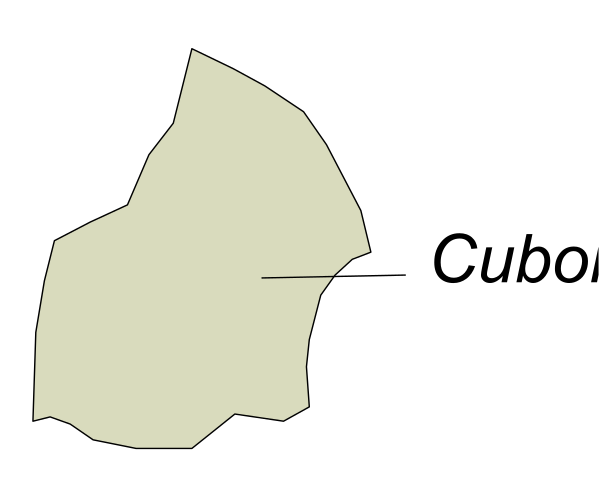 The image shows a map with an overlaid text that reads "CUBIC".