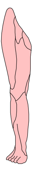 The image shows a split view of two different scenes: on the left side is an abstract figure with pinkish tones; on the right side appears to be a humanoid form in black silhouette against a dark background, possibly suggesting contrasting themes or ideas between them.