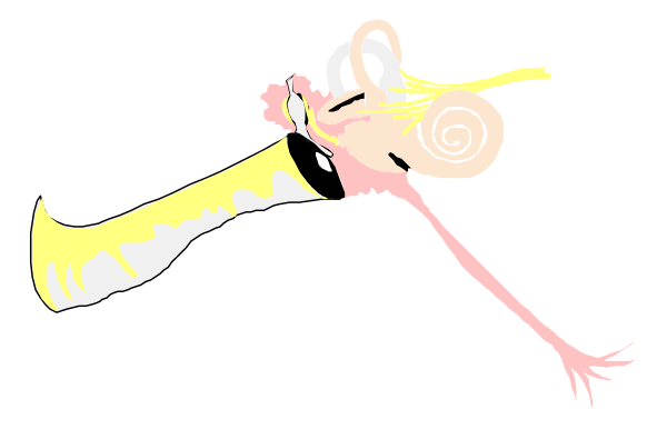 The image shows a cartoon character with an exaggeratedly long arm stretching out to grab something off-screen while standing on one leg in front of what appears to be a black background.