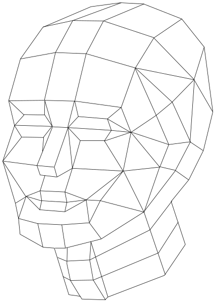 The image shows a black and white striped pattern with no distinguishable content within it.
