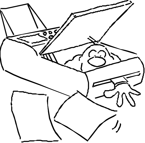 The black background of a computer screen with no content displayed on it.