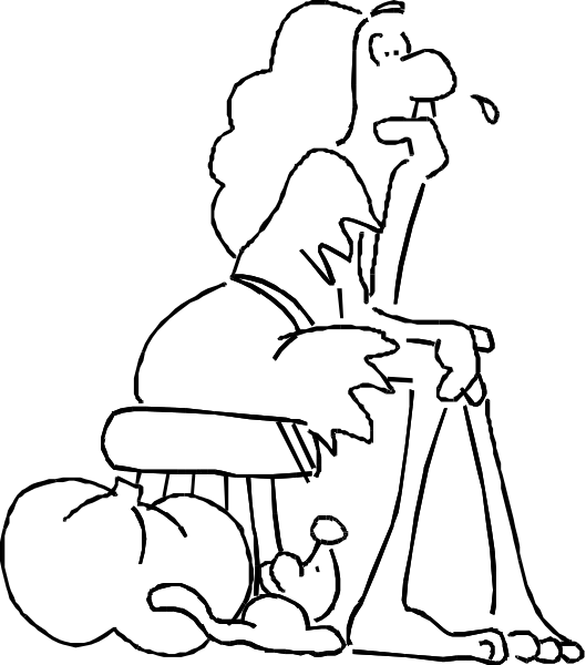 The image shows a black screen with white lines forming an abstract pattern that resembles vertical blinds on windows.