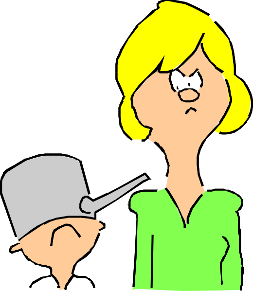 The cartoon shows a woman with blonde hair standing next to an anthropomorphic character resembling Snoopy from Peanuts comics who is holding up his paw as if he's pointing at something, and there appears to be some sort of interaction between them in the foreground.