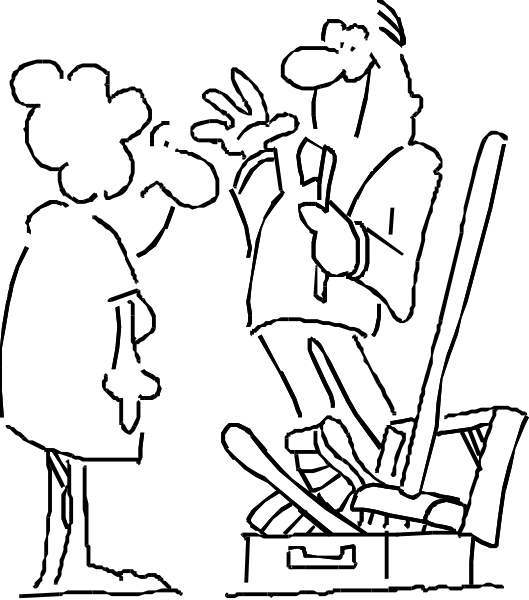 The image shows a black screen with white text that reads "Hello World!"