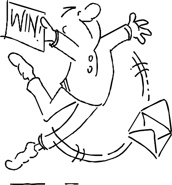 The image shows a simple line drawing of two rectangles with different shades connected by an arrow pointing from left to right against a black background.