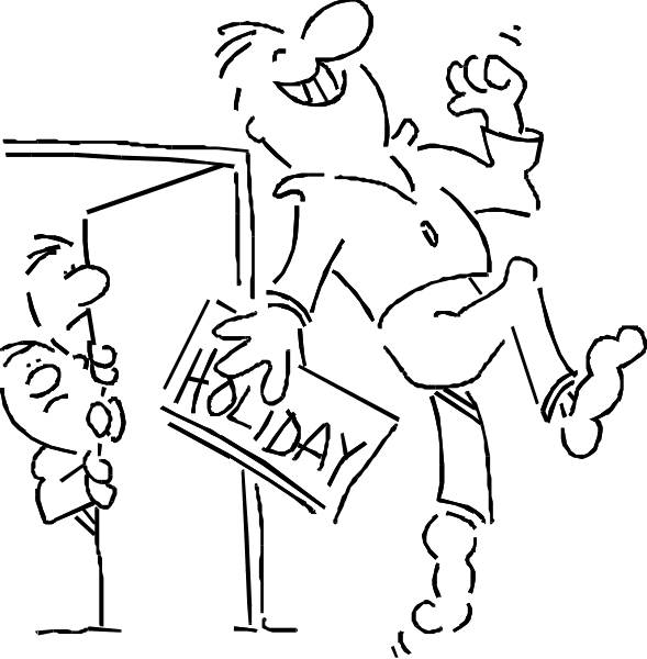 The black background of a computer screen with white text that reads "Hello World!"