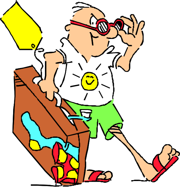 The image shows a man with glasses looking through binoculars at an open box filled with bananas on top of what appears to be a table in front of him; he is standing next to it while holding up his hand as if pointing towards something off-frame, and there's another similar scene beside the first.