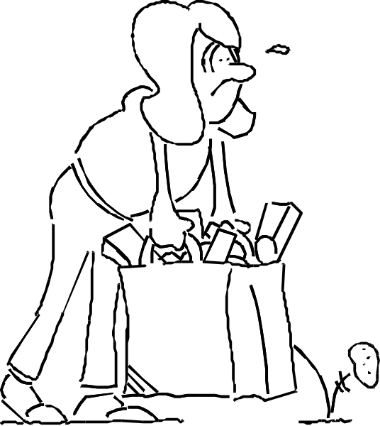 The image shows a black square with white lines creating an abstract pattern against a gray background.