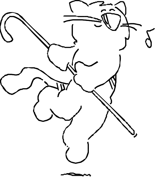 The image shows a black screen with white text that reads "Hello World!"