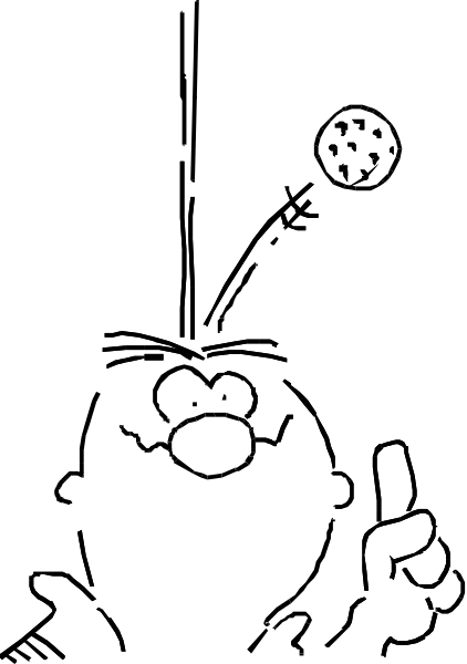 The image shows a black and white striped pattern with no discernible content within it.
