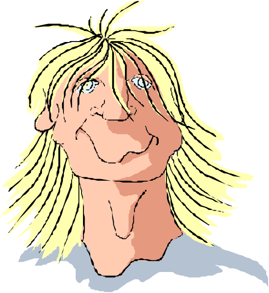 The image shows a cartoon of two characters: on top left corner there is an illustration of a man with blonde hair wearing glasses; below him to his right side in bottom center part of picture is another character, also male but without any distinguishing features or accessories like eyeglasses. Both are depicted against plain backgrounds and appear to be drawn using simple lines for facial details.