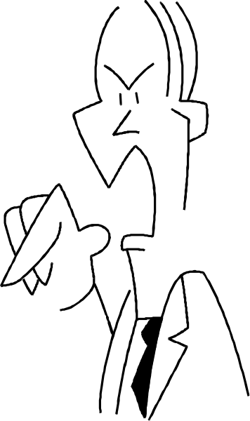 The image shows a black strip with white stripes on either side of it against an indistinct background.