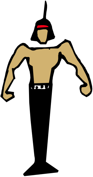 The image shows a black silhouette of an athlete with muscular arms flexed against a white background.