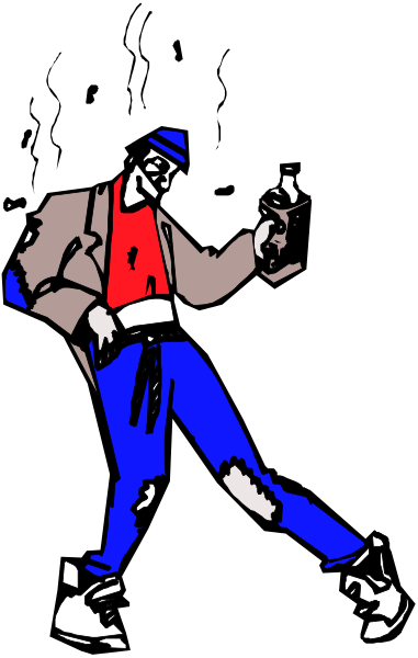 The image shows a black and white cartoon of an animated character walking with their arms outstretched against a dark background.