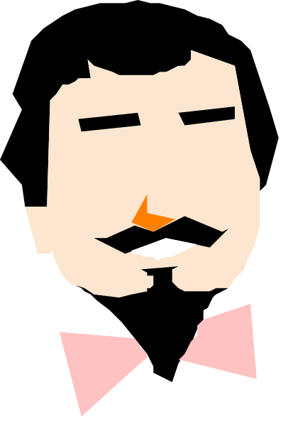 The image shows a cartoon character with facial hair inside an enclosed space that resembles a cell phone screen displaying this same scene within it recursively to infinity.