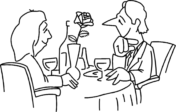 The image shows a black silhouette of an animal with its head turned to look at something off camera on what appears to be a gray background.
