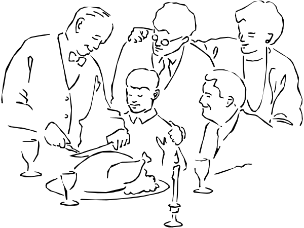 The image shows a black screen with two white dots on it.