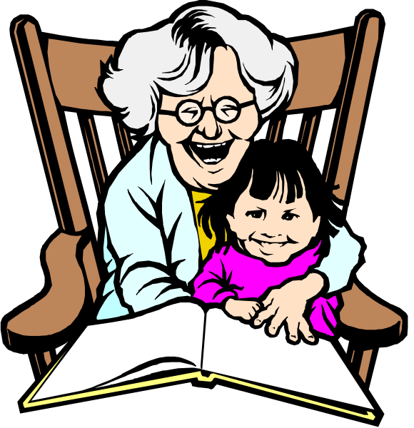 The image shows a woman sitting on an open book with her arm around it while holding onto another person who is also seated in front of the same opened book; both individuals appear to be engaged in reading from this shared resource, which suggests that they might be sharing knowledge or stories together.