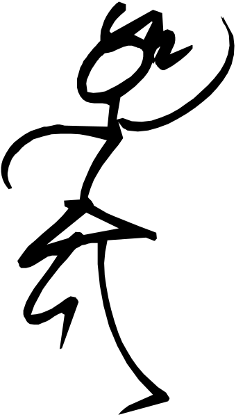 The image shows a black silhouette of an animal on top half against white background with gray stripes at bottom left corner.