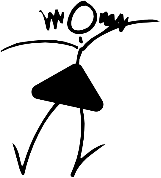 The image shows a black silhouette of an animal with two ears against a white background on what appears to be a computer screen displaying a pixelated pattern.