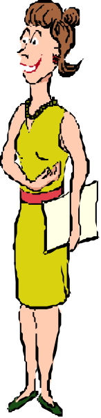 The image shows a black and white illustration of two women standing side by side; on the left is an animated character with blonde hair wearing green clothing, while to her right stands another woman in yellow attire who appears more realistic than the cartoon figure beside her.