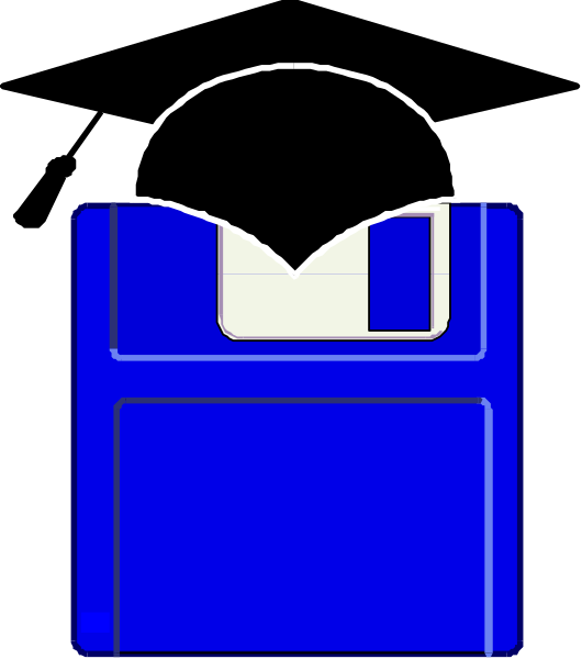 The image shows a blue smartphone with an open case revealing its internal components against a black background; there is no text present in this clip-art illustration.