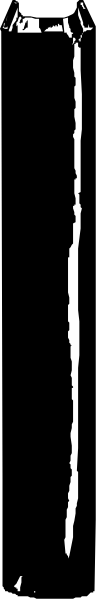 The image shows a black and white photo of two rectangles side by side with different patterns on them against an indistinct background that appears to be blurred out for privacy reasons.