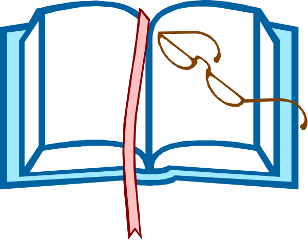 The image shows a book with an open spine revealing pages inside, tied together by what appears to be red string; there is also a small brown bird perched on top of one page near the center where it seems like its head and feet have been drawn over or added onto the illustration in blue.