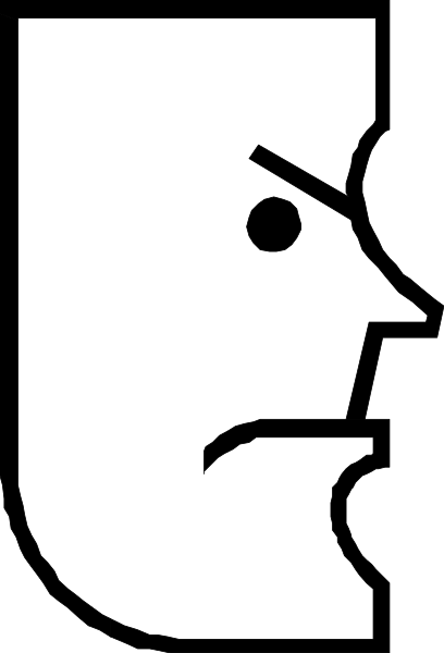The image shows a black and white striped pattern with no distinguishable content within it.