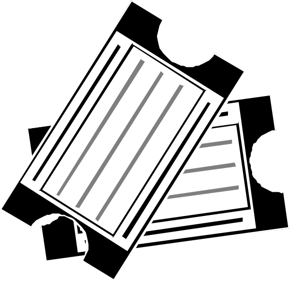 The black and white illustration shows a piece of paper with lines on it next to an envelope that is partially open at its top right corner.