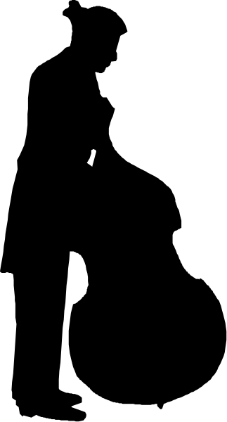 The image shows a black and white striped pattern with an object that appears to be a person standing on top of it in one corner.