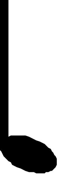 The image shows a black cross on top of an orange background with no other discernible elements present.