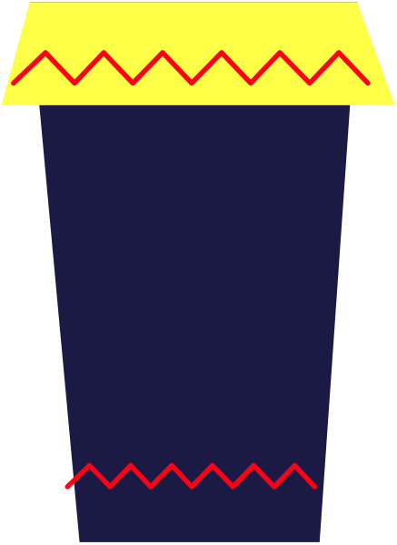 The image shows a cartoon of an ice cream cone with two scoops on top against a black background.