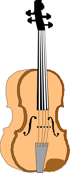 The image shows a violin with its bow resting on it against an indistinct background that appears to be black and white stripes.