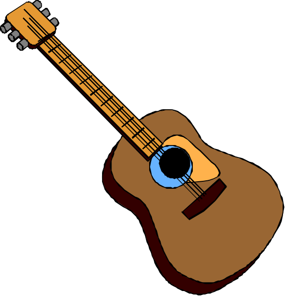 The image shows two different views of a guitar against black backgrounds: on left is side view with blue pickguard detailing strings; right is frontal perspective emphasizing body shape & bridge details