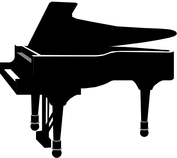 The black and white photo shows a piano with its lid open on top of it is an airplane model plane that appears to be in flight mode.