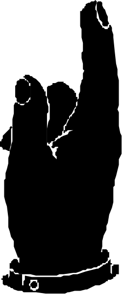 The image shows a black and white photo of an object with multiple layers that create depth; it appears to be some kind of abstract sculpture made up of geometric shapes like rectangles and circles in varying sizes on top of each other, giving off a 3D effect when viewed from different angles or distances. There are no people, animals, actions, setting descriptions provided for this image as the focus is solely on describing what's shown within it without any additional contextual information given about its surroundings or content beyond itself. The art style and colors would be considered minimalistic due to being black and