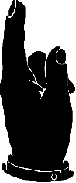 The image shows a black and white photo of an object with multiple layers that create depth; it appears to be some kind of abstract sculpture or artwork due to its geometric shapes and shading effects.