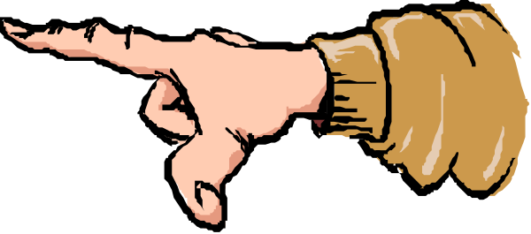 The image shows a hand pointing upwards with an index finger extended against a plain background.