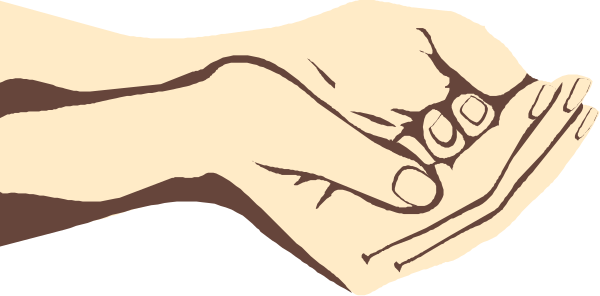 The image shows a hand holding an object that resembles a coin with two fingers on top of it.
