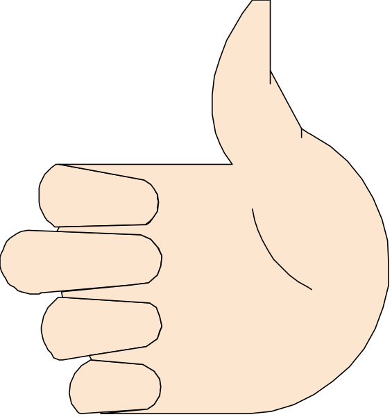 The image shows two hands giving a thumbs up gesture against different backgrounds: black for left hand and white for right hand.