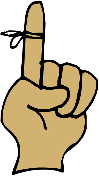 The black and white illustration shows a hand pointing upwards with an index finger extended against a dark background; there is no other content in this image to provide additional details about objects, people, animals, actions, or setting.