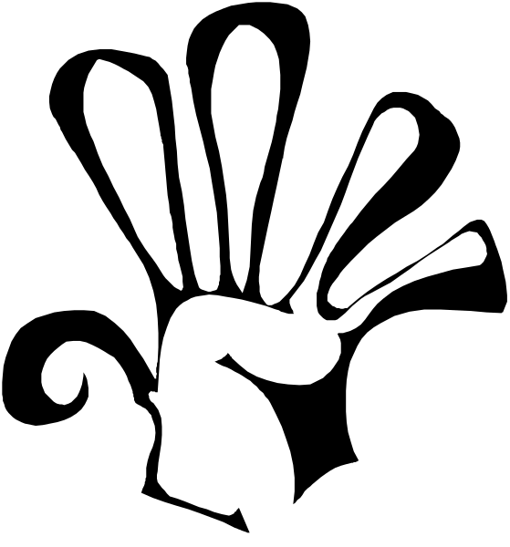 The image shows a black silhouette of an eagle with its wings spread wide against a white background on top left corner; below it is another smaller bird in flight to right side.