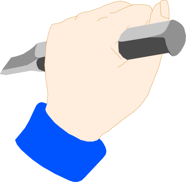 The image shows a hand holding two wrenches over an object with screws visible on it against a black background.