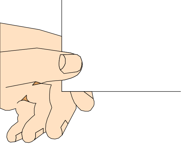 The image shows two hands reaching towards each other from opposite sides of a black background with no visible features on them except for fingers holding what appears to be an object that looks like a piece of paper or cardboard, and there is some text at the bottom left corner which seems to contain Japanese characters but it's not clear enough.