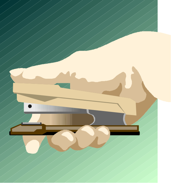 The illustration shows a hand holding an open wallet with two credit cards inserted into it against a green background.